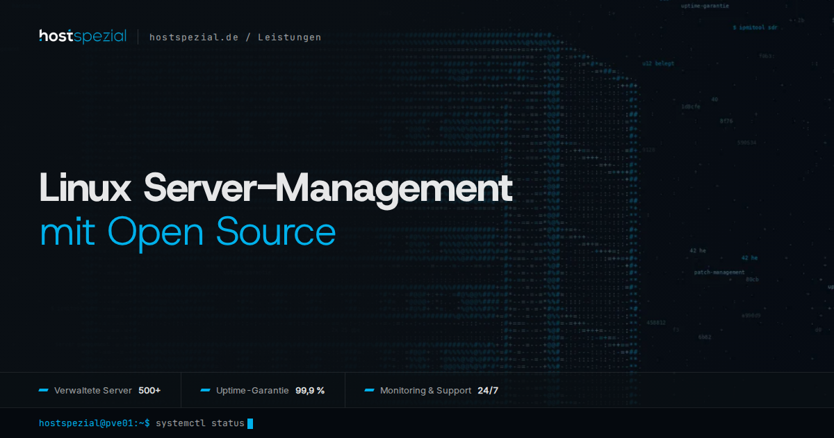 Linux Server-Management für Mittelstand | HostSpezial