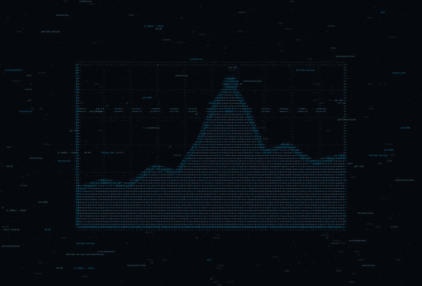 ASCII-Grafik: ein Messdiagramm — Titelbild zum Thema Betrieb & Wartung