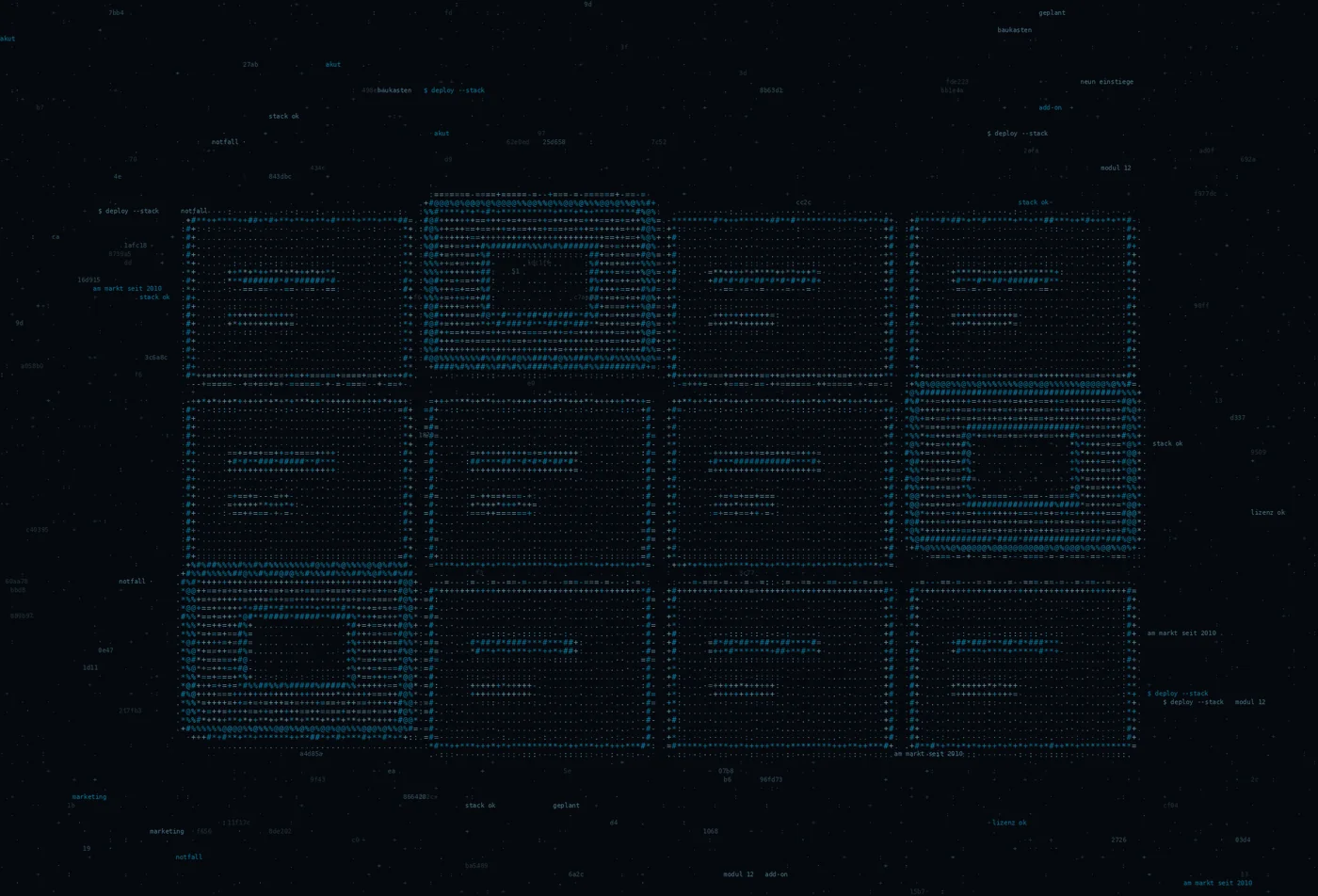 ASCII-Grafik: aufgefächerte Lösungswege — Titelbild zur Themenübersicht